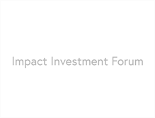Tablet Screenshot of impactinvestmentforum.com